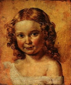 Head Of A Girl — Vasili Andréyevich Tropinin