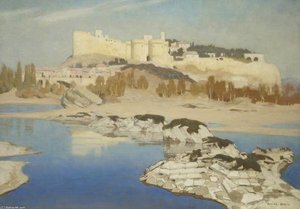 Villeneuve-les-avignon And Ruins Of The Bridge — Adrian Scott Stokes