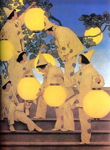 The Lantern Bearers — Maxfield Parrish