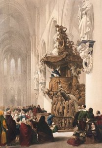 Pulpit In St. Gudule — Louis Haghe