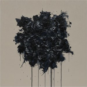 Obsidian Fragmentation Amidst Descending Charcoal Drips — Christian Noiret