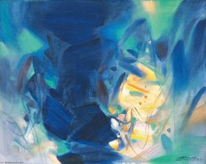 Clartés Bleues (blue Clarity) — Chu Teh-chun