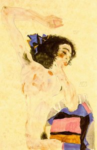 Untitled (6291) — Egon Schiele, Expressionist Painting