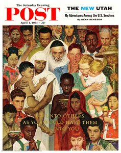 The Golden Rule — Norman Rockwell