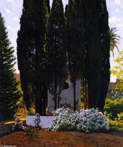 La Fuente De Los Cipreses — Santiago Rusiñol Prats