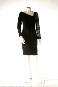 Black cocktail dress