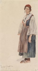 Dalmatian Woman (29 August 1840) — Rudolf Von Alt