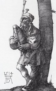 The Bagpiper — Albrecht Dürer, Northern Renaissance