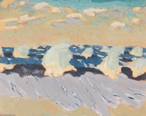 Untitled (seascape, Ocean Waves) — Fairfield Porter