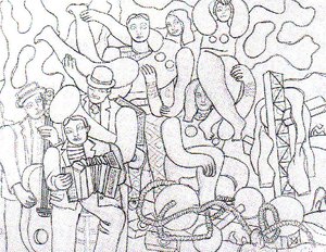 Acrobats And Musicians — Fernand Léger