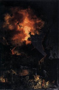 The Eruption Of The Vesuvius — Pierre Jacques Volaire, Romanticism