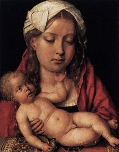 Virgin And Child — Michel Sittow