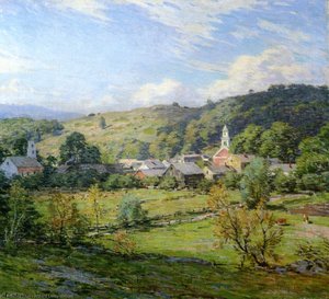 September Morning, Plainfield, New Hampshire — Willard Leroy Metcalf