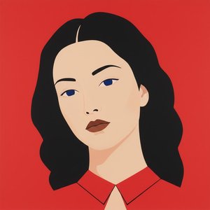 Crimson Stillness: A Study in Red and Form