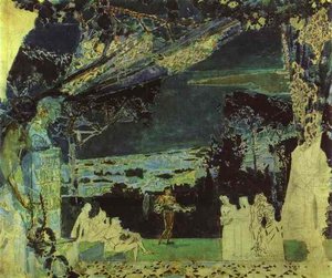 Italy. Night In Naples — Mikhail Vrubel
