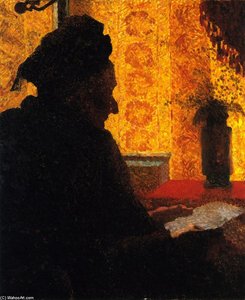 Grandmother Michaud in Silhouette