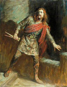 Herbert Beerbohm Tree (1852–1917), as Macbeth in 'Macbeth' by William Shakespeare