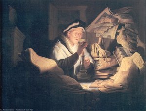 The Rich Man From The Parable — Rembrandt Van Rijn, Baroque