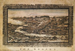 Birds-eye view of Edo
