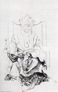 Oriental Ruler Enthroned — Albrecht Dürer