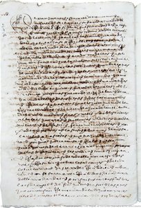 Power Of Attorney From Miguel De Cervantes Saavedra To His Wife Catalina De Salazar Y De Palacios And His Sister Magdalena De Cervantes. — Luis De Porras, Public Notary In Seville.