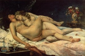 The Sleepers (also Known As Sleep) — Gustave Courbet, Contemporary Realism