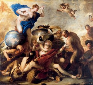 The Attempt By The Youth Services — Luca Giordano