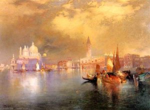 Moonlight In Venice — Thomas Moran