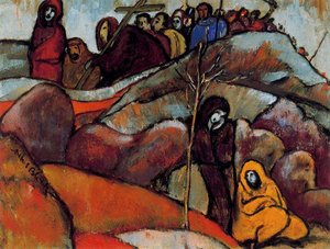Procession With The Cross — Albert Bloch