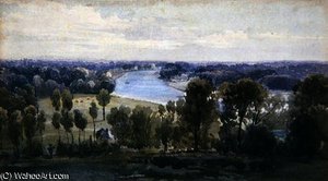 Richmond Hill, — Anthony Vandyke Copley Fielding