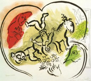 The Heart Of The Circus — Marc Chagall, Naive Art