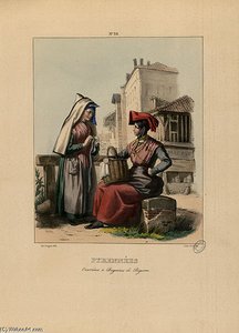 Ouvrières À Bagnères De Bigorre — Edouard Pingret