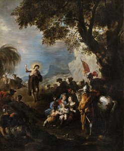 The Sermon Of St John The Baptist, A Sketch For The May Of Notre-dame — Joseph Parrocel
