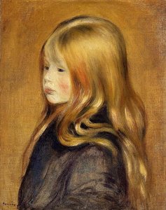 Portrait Of Edmond Renoir, Jr. — Pierre-auguste Renoir, Impressionism
