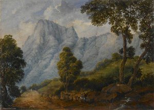 Mountain Road In Rocky Landscape, Western Ghats — William Robert Houghton