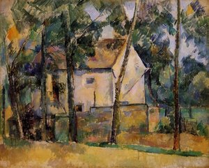 House And Trees — Paul Cézanne, Post-impressionism