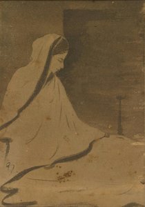 Vigil, illustration of Rabindranath