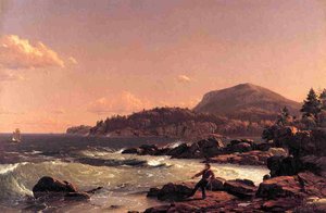 Newport Mountain, Mount Desert — Frederic Edwin Church