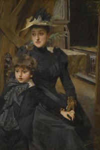 Mrs. Weguelin And Her Son — Anders Leonard Zorn