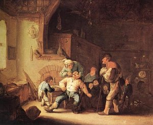 Barber Extracting Of Tooth — Adriaen Van Ostade