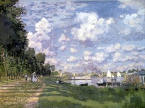 The Harbour At Argenteuil — Claude Monet, Impressionism