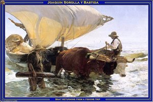Boat Returning From A Fishing Trip — Joaquín Sorolla Y Bastida