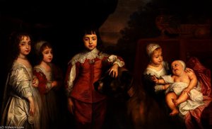 Five Children Of King Charles I — Sir Anthony Van Dyck