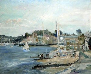 Harbour, Yarmouth, Isle Of Wight — Ronald Ossory Dunlop, Impressionism