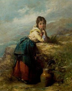 A Mountain Lassie (girl With A Water Pot) — Thomas Kent Pelham