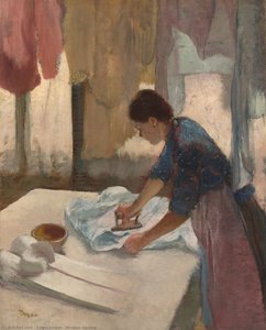 Bügelnde Frau — Hilaire-germain-edgar Degas