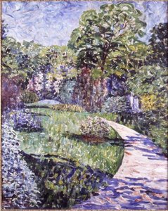 Allée du jardin de Bonnières