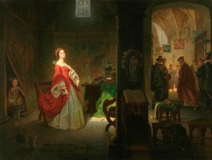 Princess Elizabeth In The Tower — Эмануэль Готтлиб Леутце