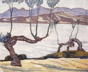 Landscape Of Aswan On The Nile — Konstantinos Maleas