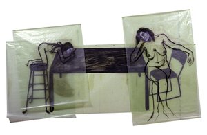 Girl On A Drawing Table — Eric Fischl